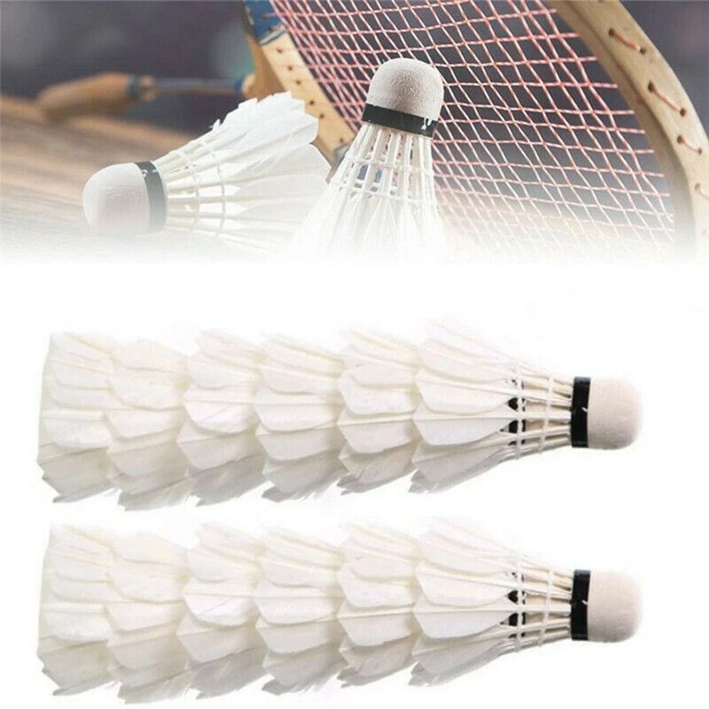3/6/12 adet yeni beyaz Badmint - Badminton Bwf incelemesi ve fiyatı