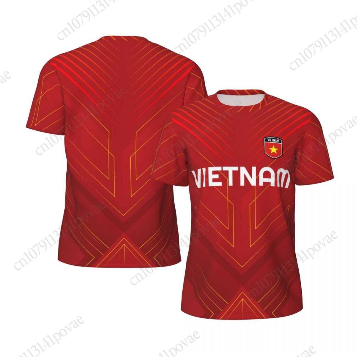 VİETNAM Bayrağı Tişörtleri Erk - Badminton Vietnam incelemesi ve fiyatı