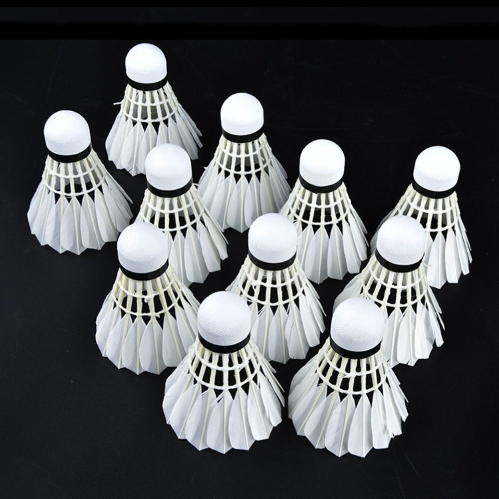 3/6/12 adet yeni beyaz Badmint - Badminton Bwf incelemesi ve fiyatı