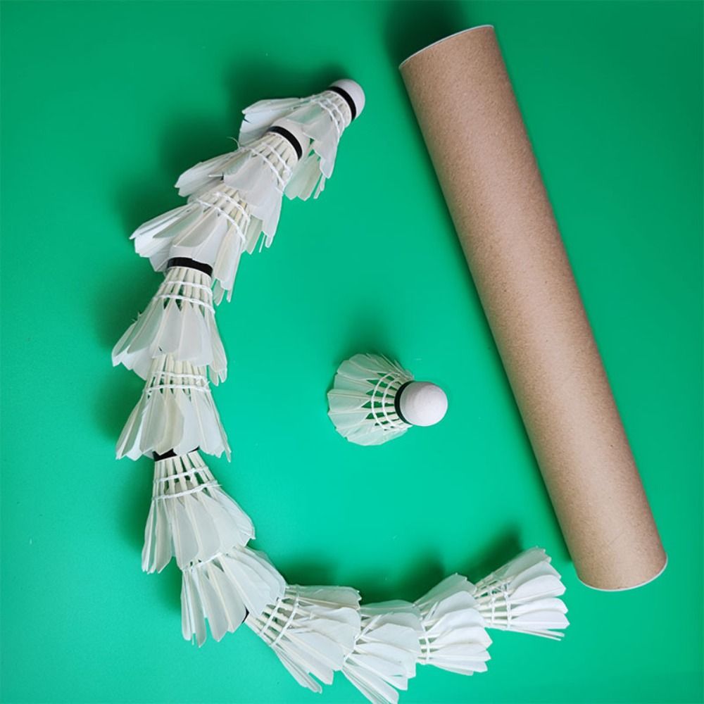 3/6/12 adet yeni beyaz Badmint - Badminton Bwf incelemesi ve fiyatı